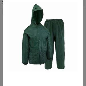 NEW! West Chester 44100/L 2-Pc. Rain Suit, Green PVC